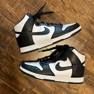 Men’s Nike Dunk High Retro White and Black